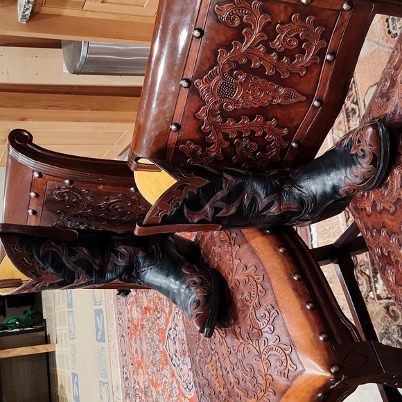 Vintage Scott Wayne Tres Outlaws cowboy boots  8 1/2 D men's or 10 1/2 women's - Picture 5 of 10